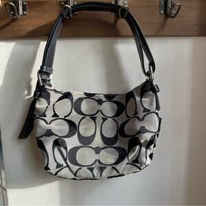 Coach Black and Gray shoulder/crossbody Women's Bag